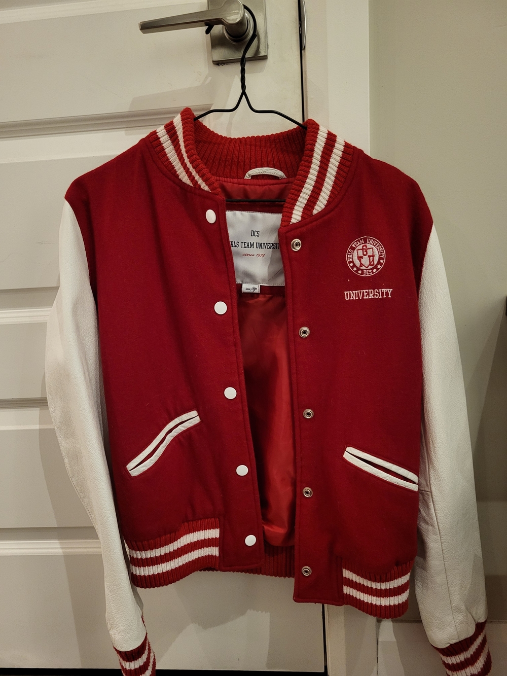 Red and White Jacket